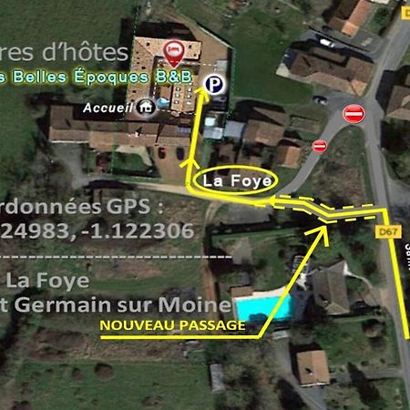 Les Belles Epoques B&B - Proche Puy Du Fou Saint-Germain-sur-Moine Eksteriør billede
